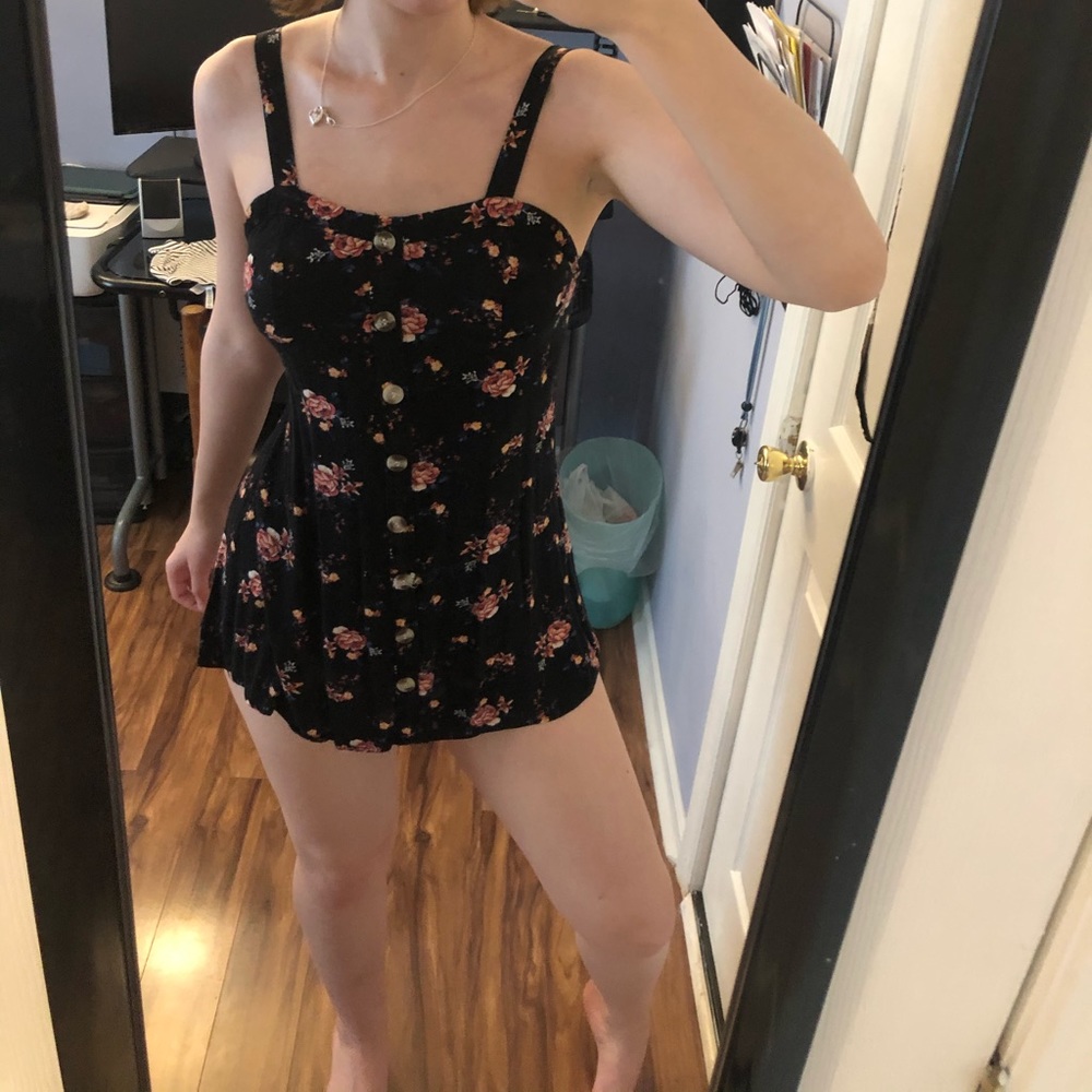 Floral spring long top